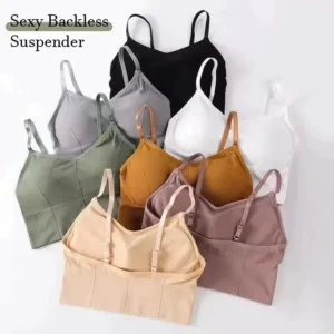 Backless Seamless Sports Bra